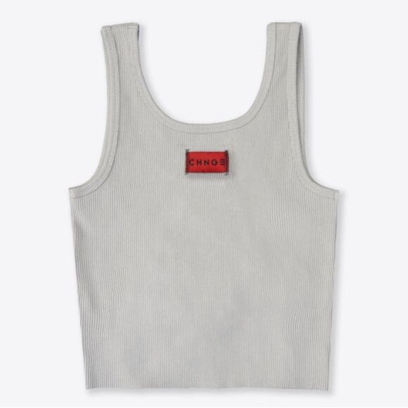 CHNGE Sree Santhosh Best Selling OPOPED Zero Waste Ribbed Tank (Sand) XXL‎ NWT - Picture 2 of 5